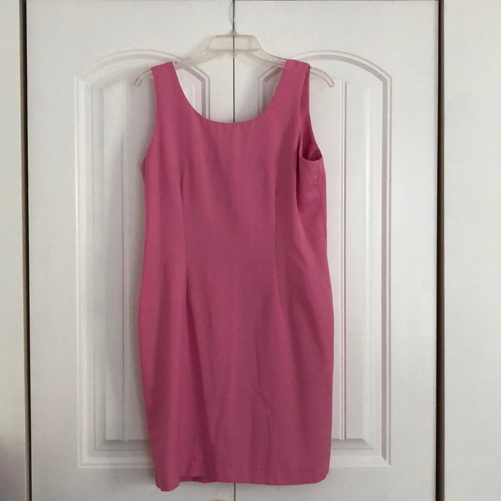 Vintage pink sheath dress